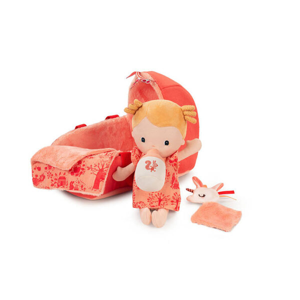 Lilliputiens Baby Doll Lena con Gondola per Bambini 12+ Mesi