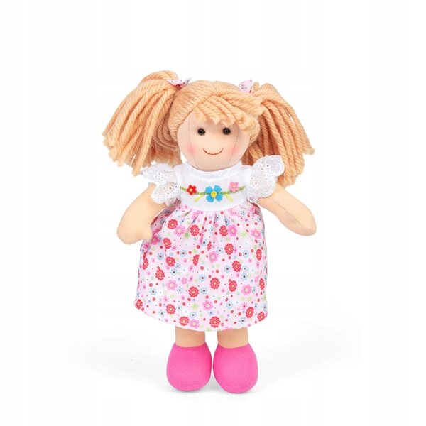 Bigjigs Toys Bambola Georgia 28 cm Morbida e Sicura per Neonati
