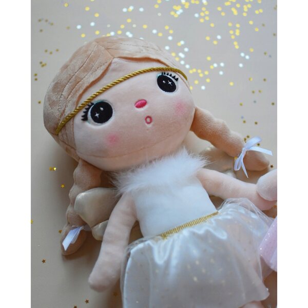 Bambola Metoo Angel 70 cm - Straccio di peluche per ragazze con personalizzazione