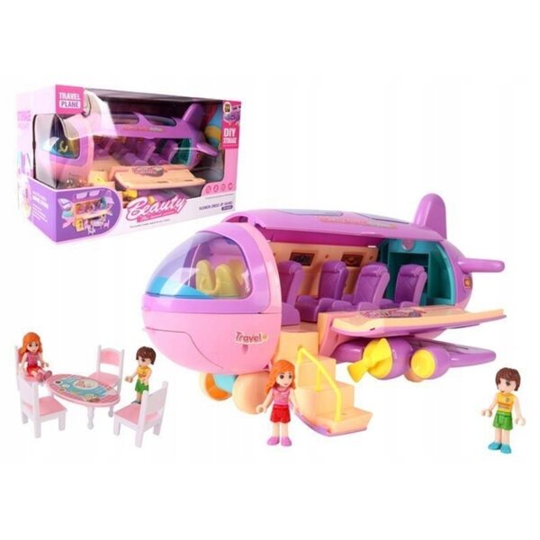 Beauty Flight Doll im Flugzeug, lehrreiches und farbenfrohes Spielzeug für Kinder ab 2 Jahren