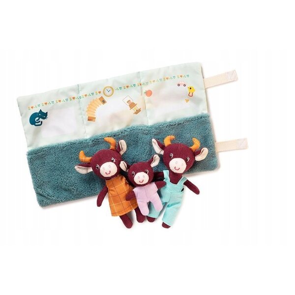 Lilliputiens Mini Fudge Family Rosalie - Peluche educativo 0+ con tappeto