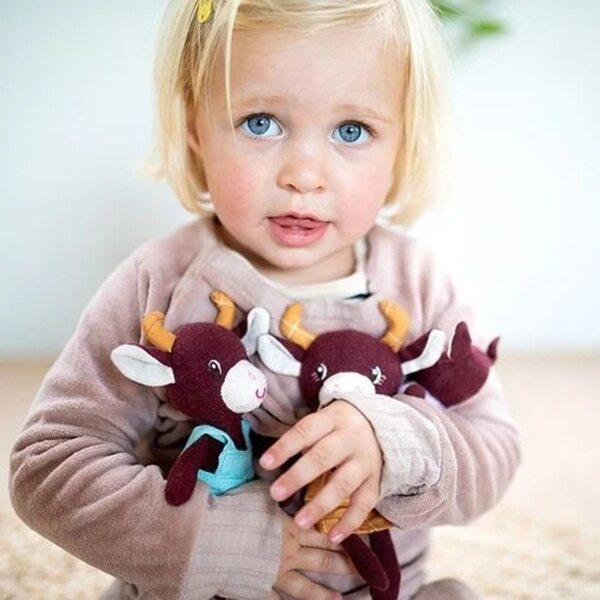 Lilliputiens Mini Fudge Family Rosalie - Peluche educativo 0+ con tappeto