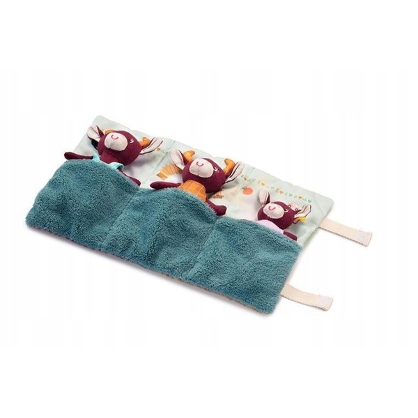 Lilliputiens Mini Fudge Family Rosalie - Peluche educativo 0+ con tappeto
