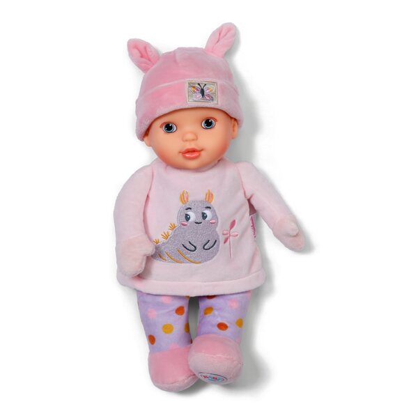 Baby Born Sweetie Pink Stoffpuppe 30 cm mit Rassel für Neugeborene