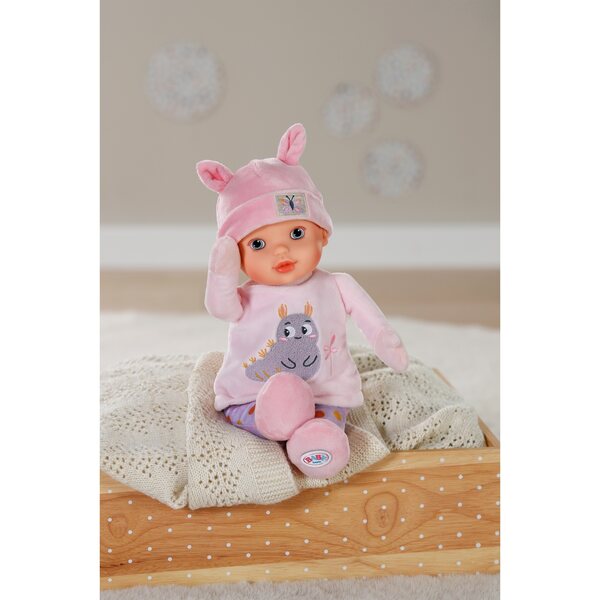 Baby Born Sweetie Pink Stoffpuppe 30 cm mit Rassel für Neugeborene