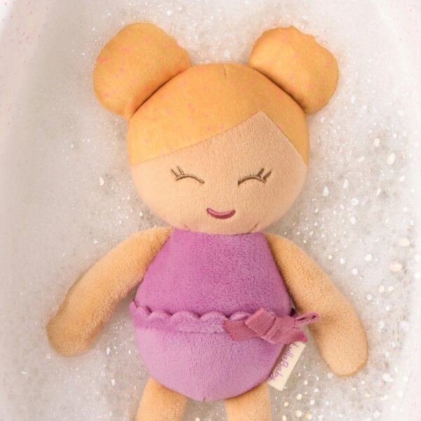 Mini bambola da bagno LullaBaby bionda 24 cm per bambini 2+