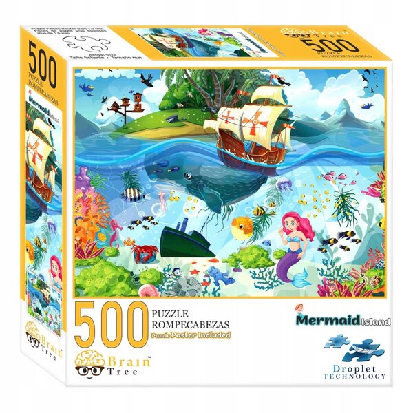 Puzzle Brain Tree Syrenka Morska 500 Teile mit hochwertigem Druck