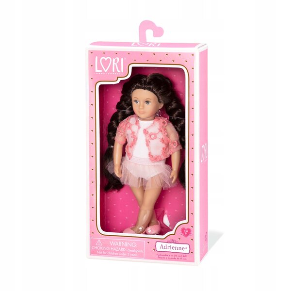 LORI Adrienne: 15 cm große Ballerina-Puppe mit Tutu-Kleid und beweglichen Bewegungen