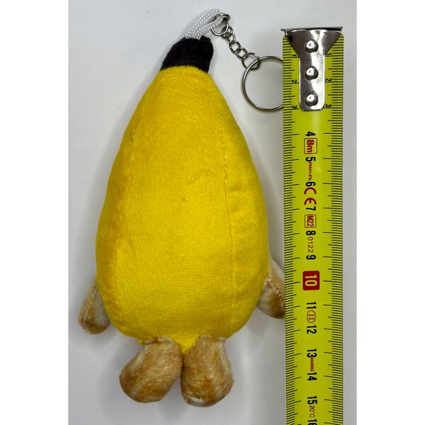 Portachiavi Pupazzo Morbido Gatto Banana Piangente 17 cm - Accessorio Unisex
