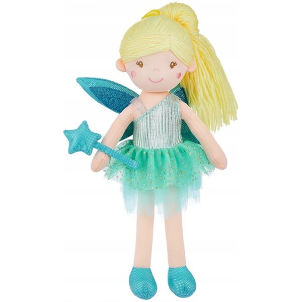 Bambola di pezza Fata Julia 40 cm - morbida con un vestito blu