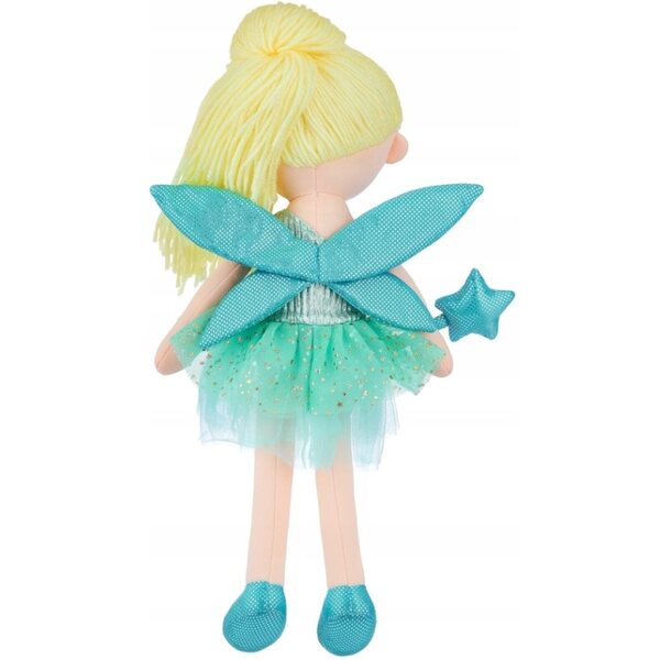 Bambola di pezza Fata Julia 40 cm - morbida con un vestito blu