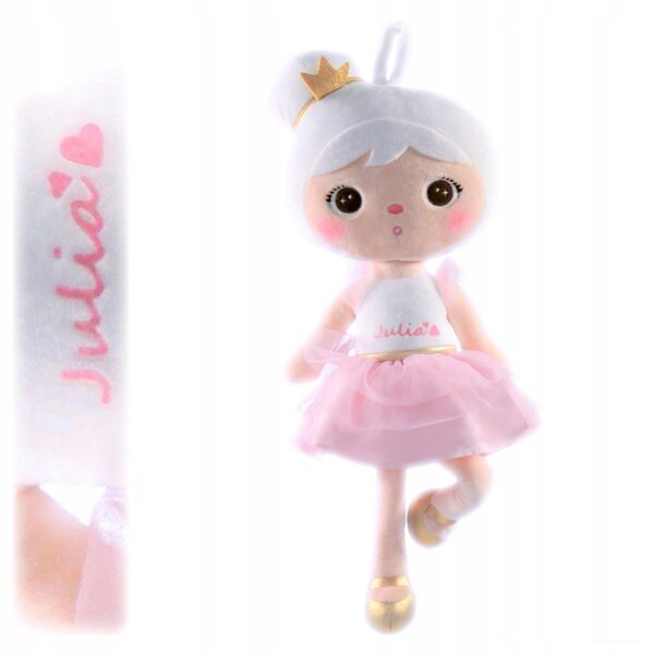 Bambola Metoo Princess 50 cm con nome - Regalo perfetto per una bambina di un anno