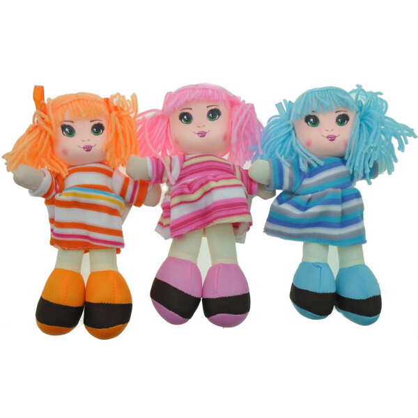 Bambola di Stoffa Zuzi 22cm - Morbida, Realistica e Adatta a Bambini 3+