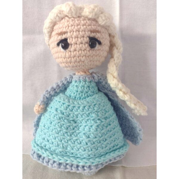 LALKA ELSA / ELZA KRAINA LODU FROZEN na szydełku / amigurumi maskotka