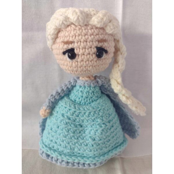 LALKA ELSA / ELZA KRAINA LODU FROZEN na szydełku / amigurumi maskotka