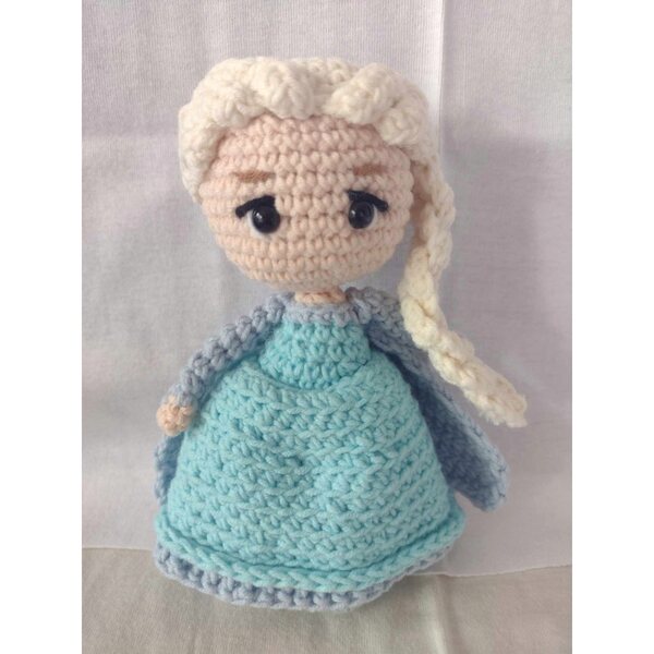 LALKA ELSA / ELZA KRAINA LODU FROZEN na szydełku / amigurumi maskotka