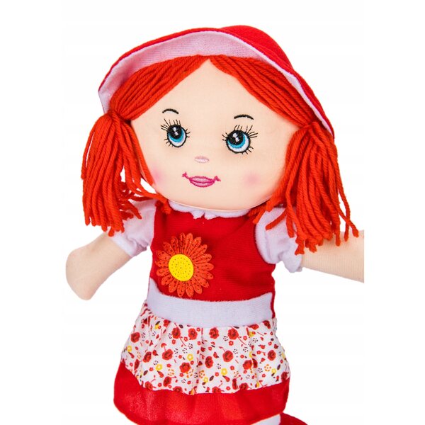 Bambola Zuzi Rossa che Parla e Canta in Polacco con Canzoni per Bambini