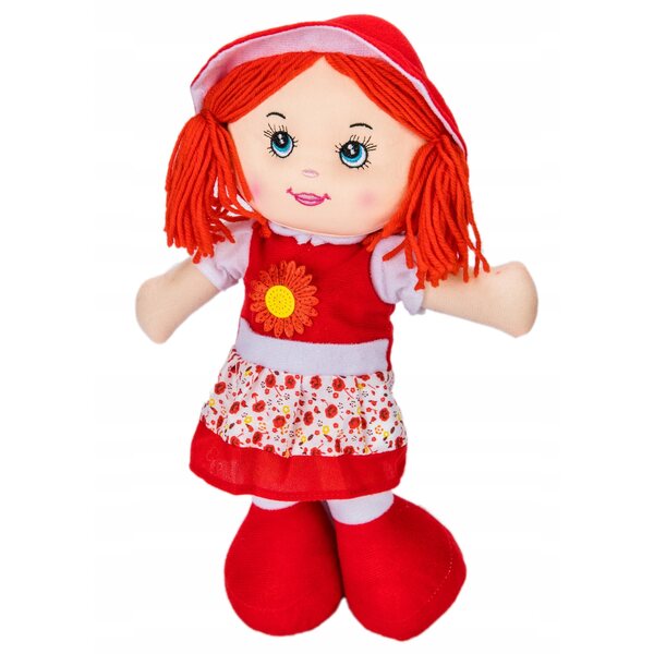Bambola Zuzi Rossa che Parla e Canta in Polacco con Canzoni per Bambini