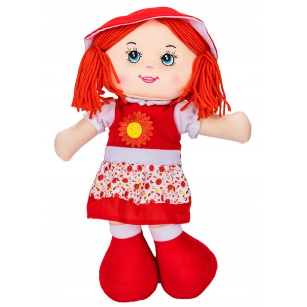 Bambola Zuzi Rossa che Parla e Canta in Polacco con Canzoni per Bambini