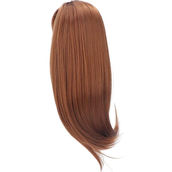 Lockige Hochtemperaturfaserperücke für 1/3 Puppen – Erdbeergold 21–24 cm