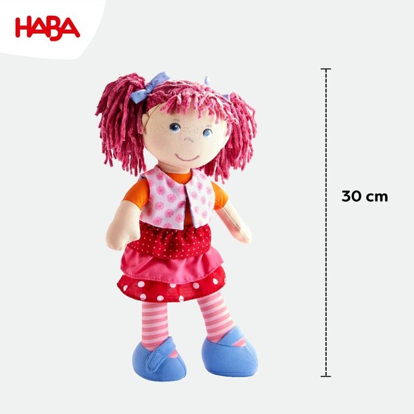 Bambola di pezza HABA 30 cm - un giocattolo morbido e leggero per un bambino