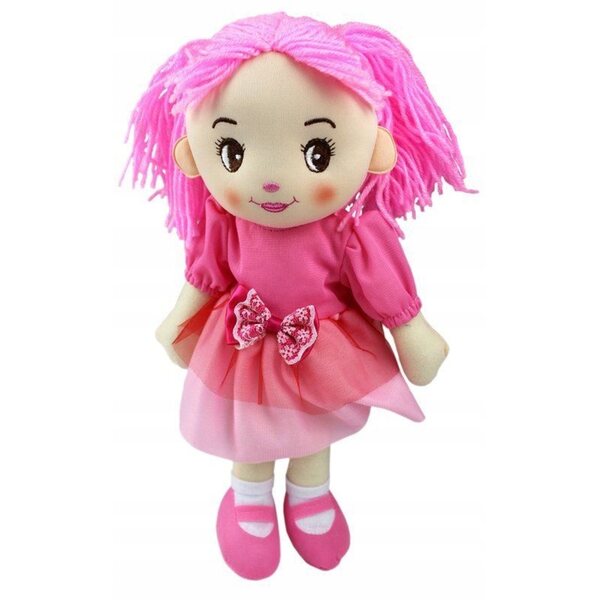 MAJKA Stoffpuppe 35 cm weicher Stoff verschiedene Farben für Kinder ab 3 Jahren