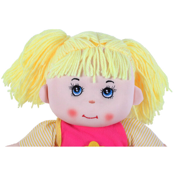MAJKA Stoffpuppe 35 cm weicher Stoff verschiedene Farben für Kinder ab 3 Jahren