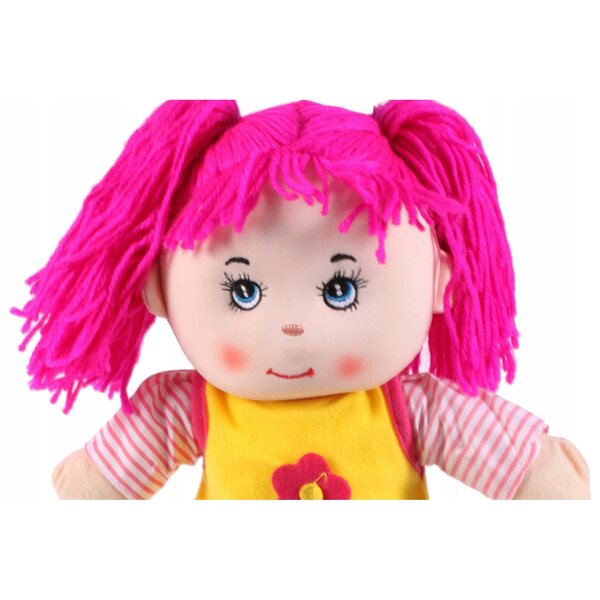 MAJKA Stoffpuppe 35 cm weicher Stoff verschiedene Farben für Kinder ab 3 Jahren