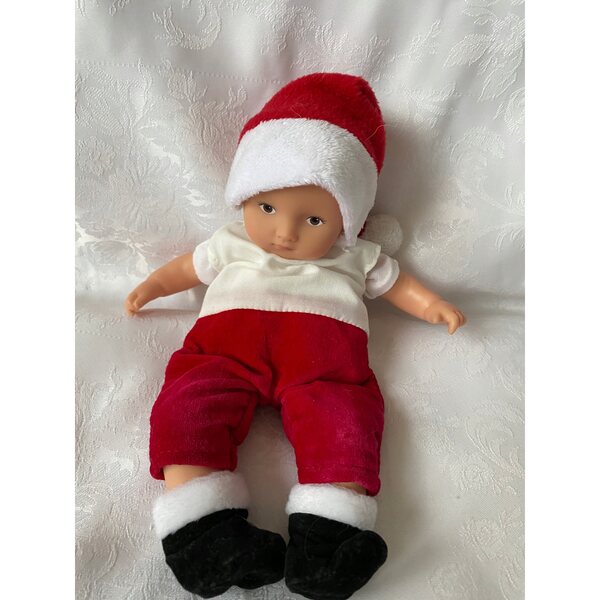 GOTZ kleine Weihnachtspuppe 22cm im festlichen Kleid für Kinder ab 0 Jahren