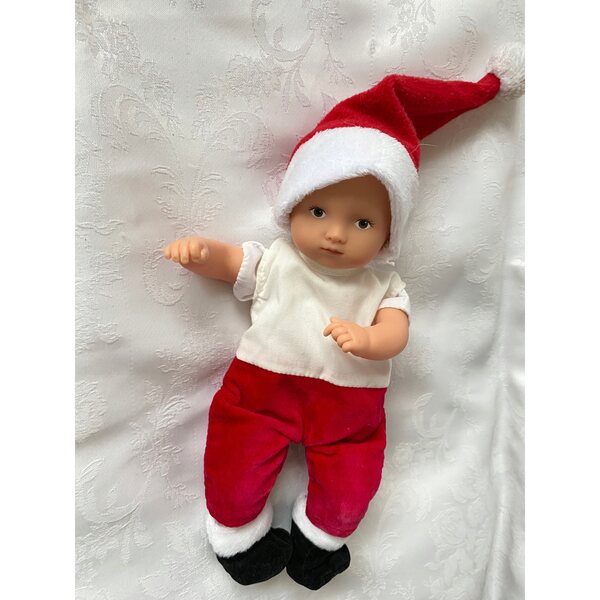 GOTZ kleine Weihnachtspuppe 22cm im festlichen Kleid für Kinder ab 0 Jahren