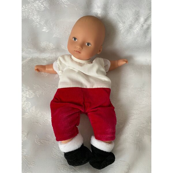 GOTZ kleine Weihnachtspuppe 22cm im festlichen Kleid für Kinder ab 0 Jahren