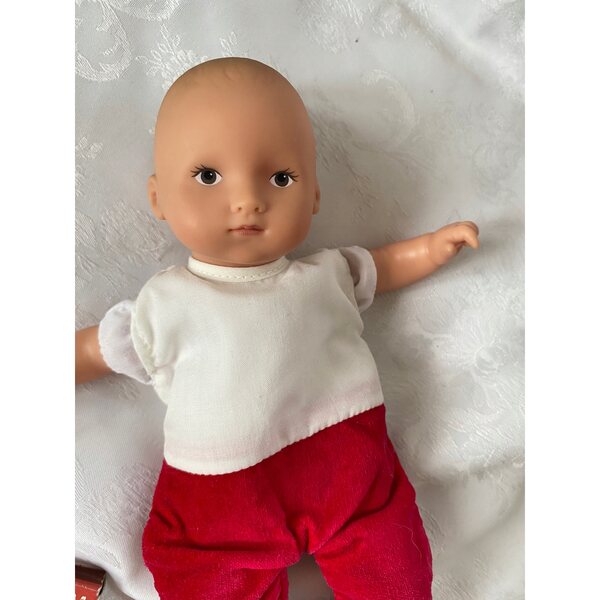 GOTZ kleine Weihnachtspuppe 22cm im festlichen Kleid für Kinder ab 0 Jahren