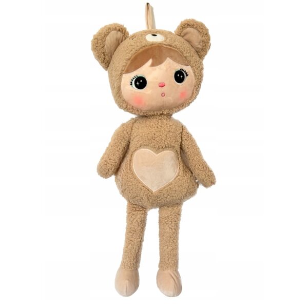 Beigefarbener Teddybär 70 cm – Metoo-Stofftier personalisiert mit dem Namen des Kindes