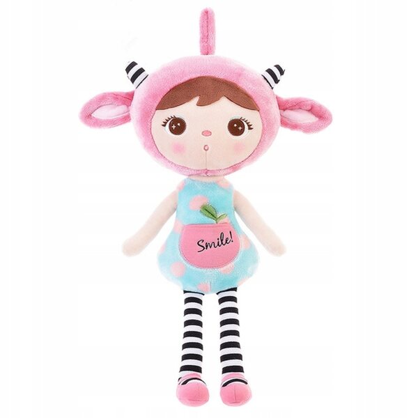 Bambola Metoo Smile Mint, personalizzata con un nome, morbida e sicura