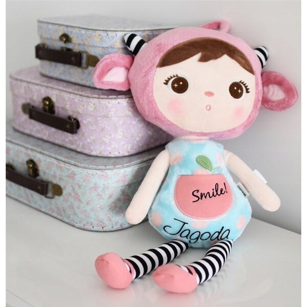 Bambola Metoo Smile Mint, personalizzata con un nome, morbida e sicura