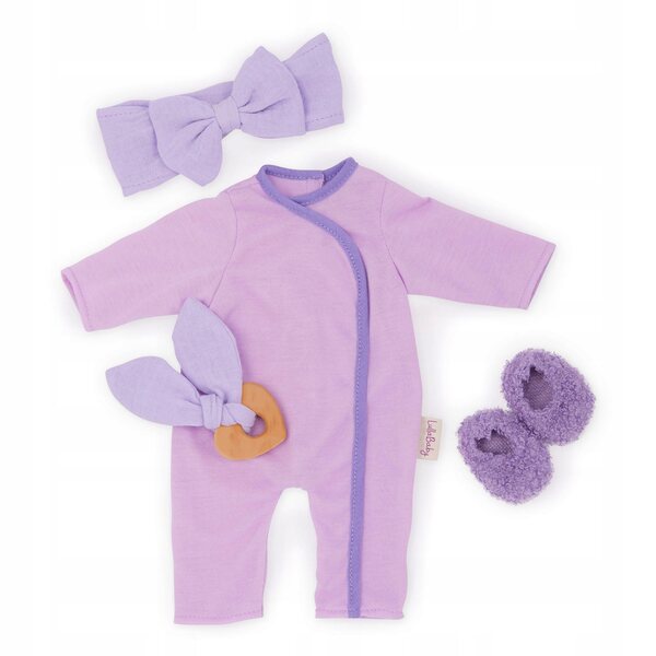 LullaBaby Babypuppen-Kleidungsset, rosa Schlafanzug für Mädchen