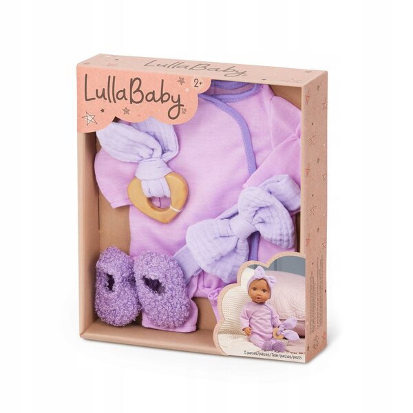 LullaBaby Babypuppen-Kleidungsset, rosa Schlafanzug für Mädchen