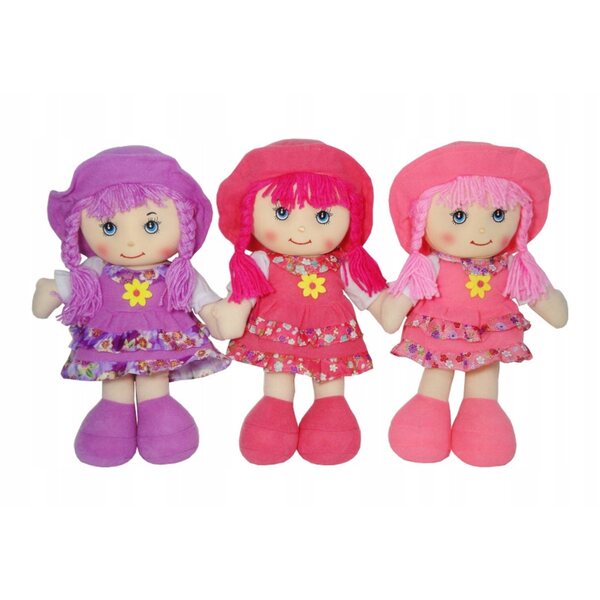 Bambola di pezza Dorotka 36 cm - morbido peluche per bambini dai 6 mesi
