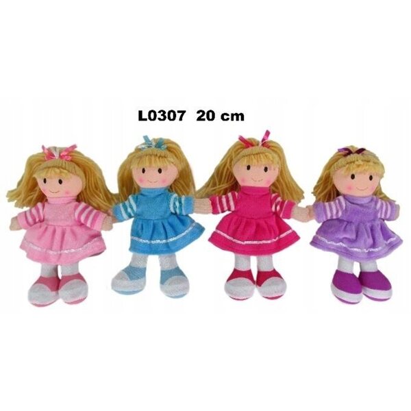 Bambola Sun-Day 23 cm in tessuto per neonati e bambini, sicura e certificata CE