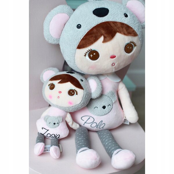 Metoo Koala bambola 22 cm con ciondolo, personalizzabile e sicura per bambini