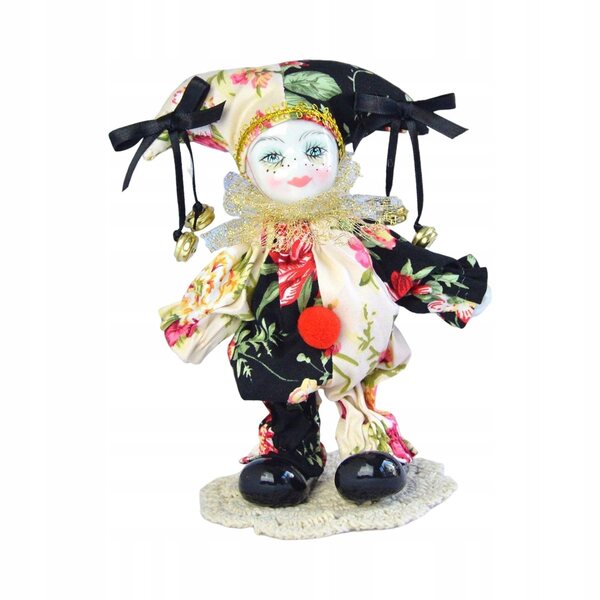 Harlekin Alca aus Porzellan, 18 cm – Sammlerdekoration und einzigartiges Geschenk