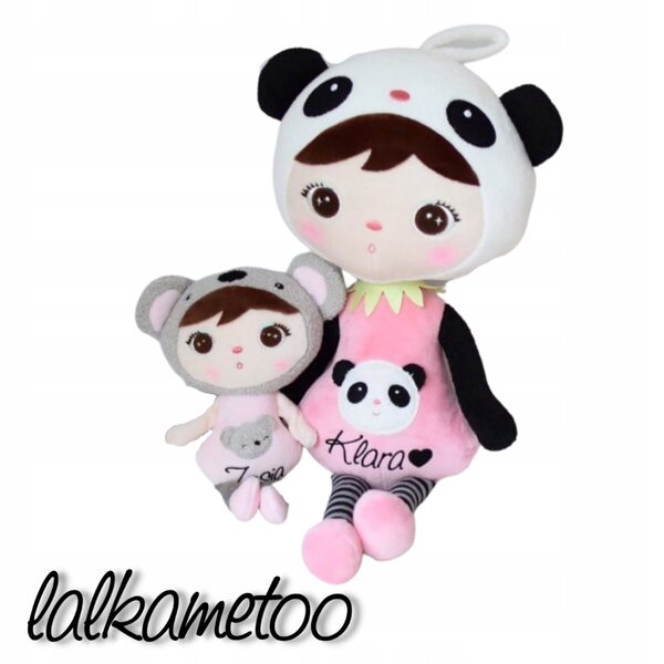 Metoo Panda + Mini Koala bambola personalizzabile con nome per regalo unico