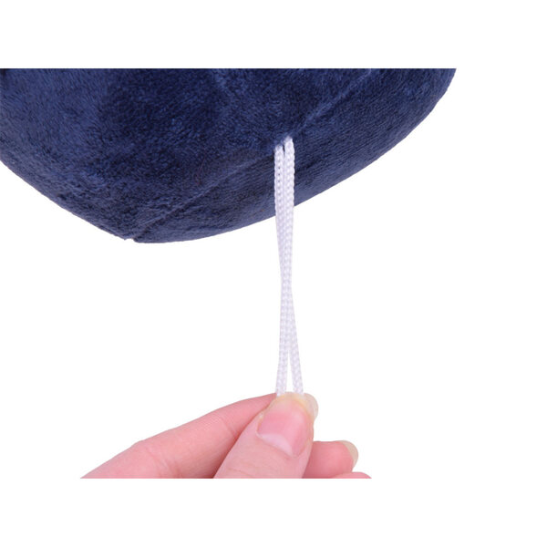 Bambola Maja in morbido panno con cappello, alta 45 cm, sicura e accogliente