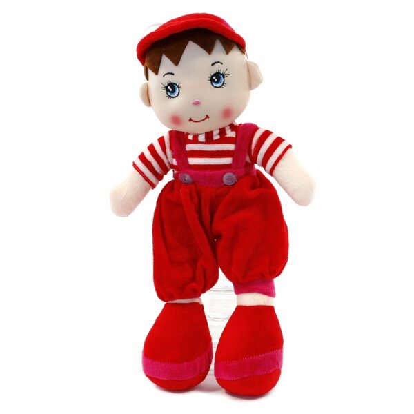 Großer weicher und farbenfroher Stoffpuppenjunge 55 cm für Kinder