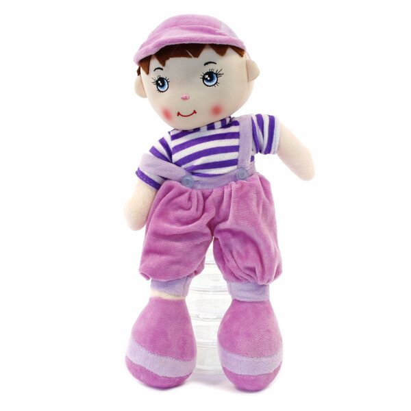 Großer weicher und farbenfroher Stoffpuppenjunge 55 cm für Kinder
