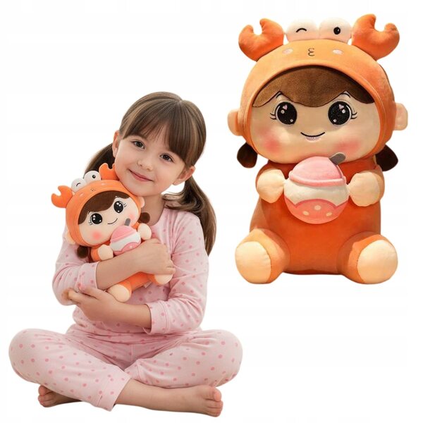 Lalcka Crab Girl weicher Plüsch, ideal als Geschenk für Kinder und Erwachsene