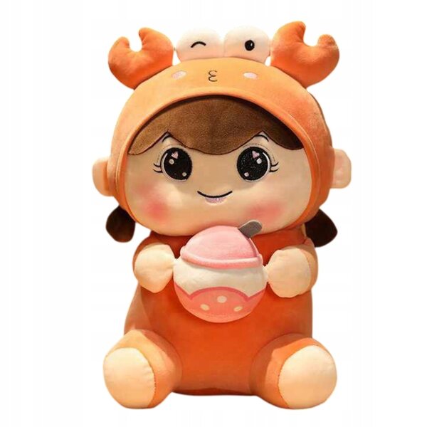 Lalcka Crab Girl weicher Plüsch, ideal als Geschenk für Kinder und Erwachsene