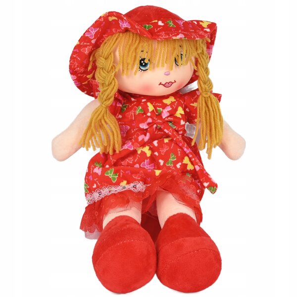 Weiche Stoffahle 40 cm | Bunte weiche Plüschpuppe für Kinder