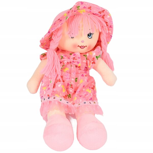 Weiche Stoffahle 40 cm | Bunte weiche Plüschpuppe für Kinder