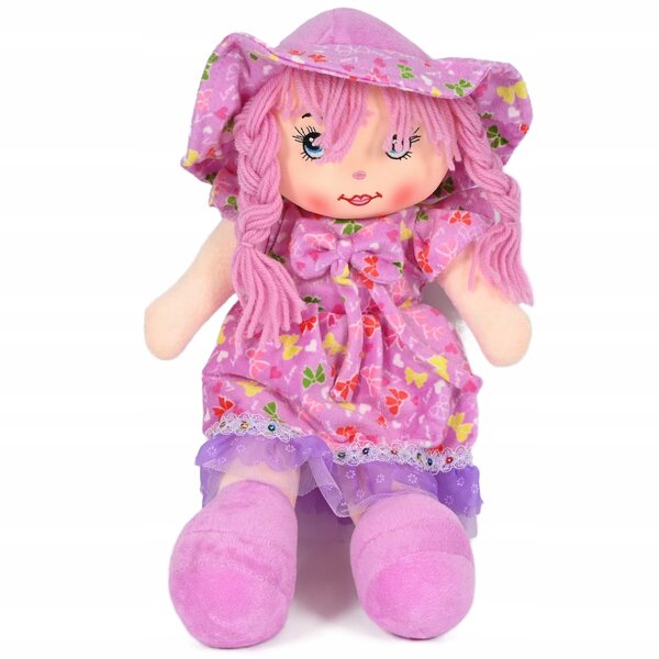 Weiche Stoffahle 40 cm | Bunte weiche Plüschpuppe für Kinder